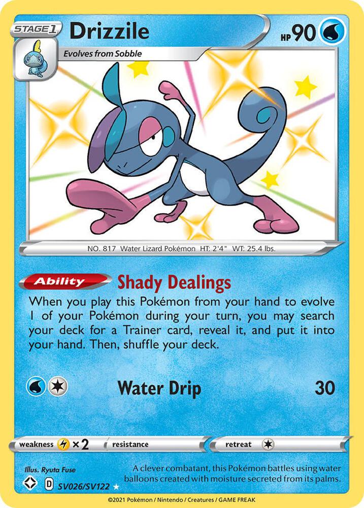 Drizzile SV026/SV122 - Pokemon TCG Shining Fates: Shiny Vault card