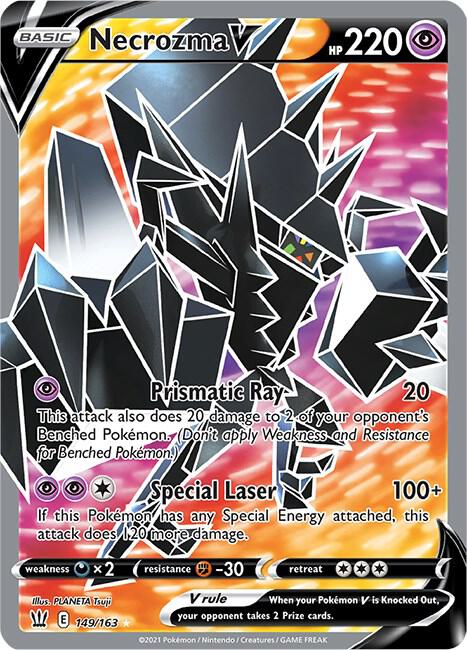 Necrozma V 149/163 - Pokemon TCG Battle Styles card
