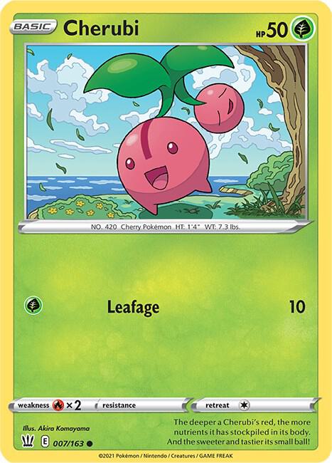 Cherubi 007/163 - Pokemon TCG Battle Styles card