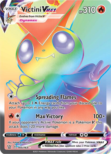 Victini VMAX 165/163 - Pokemon TCG Battle Styles card