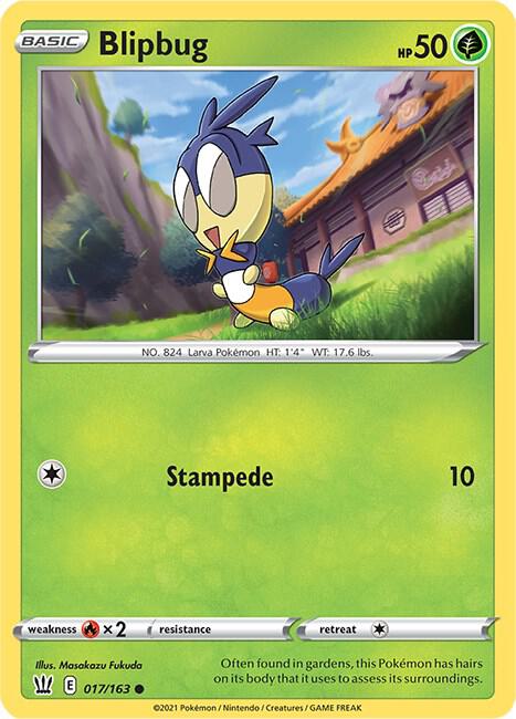 Blipbug 017/163 - Pokemon TCG Battle Styles card