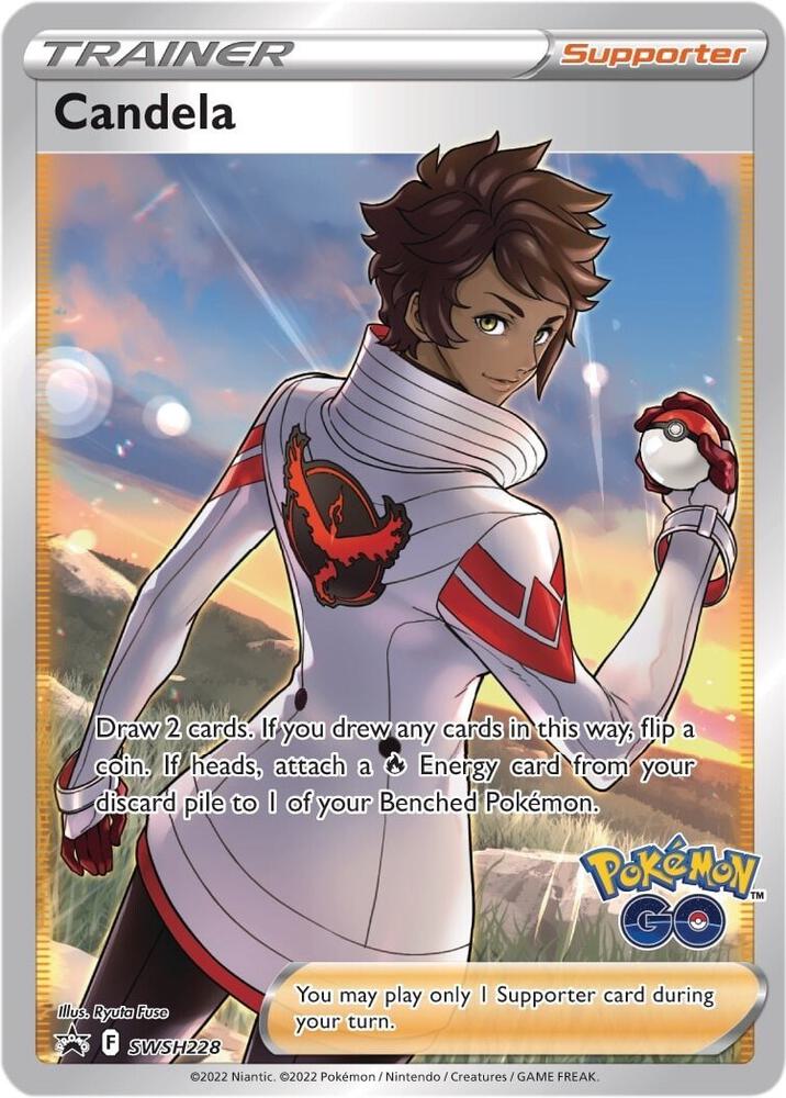 Candela SWSH228, Sword & Shield Promos, Holo, English Pokémon TCG card