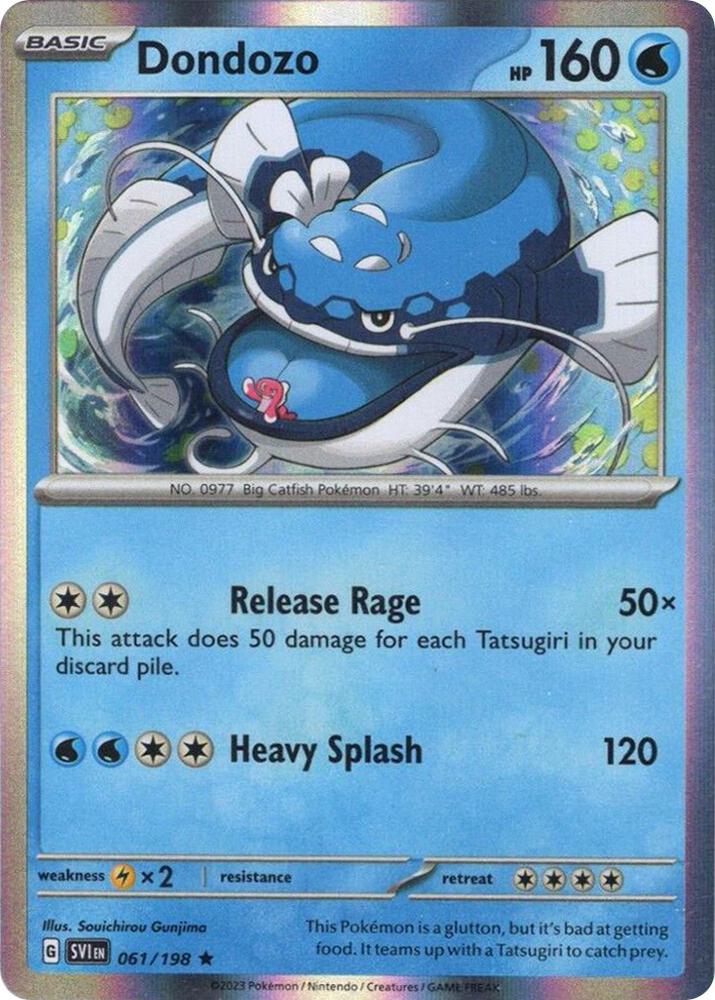 Dondozo (Line Holo) 061 - Pokemon TCG Scarlet & Violet Promos card