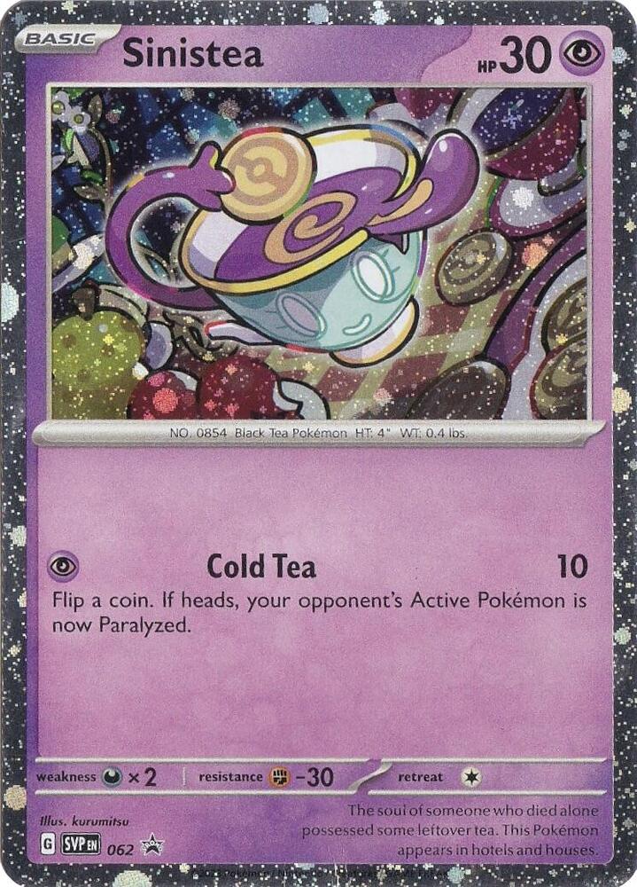 Sinistea 062 - Pokemon TCG Scarlet & Violet Promos card