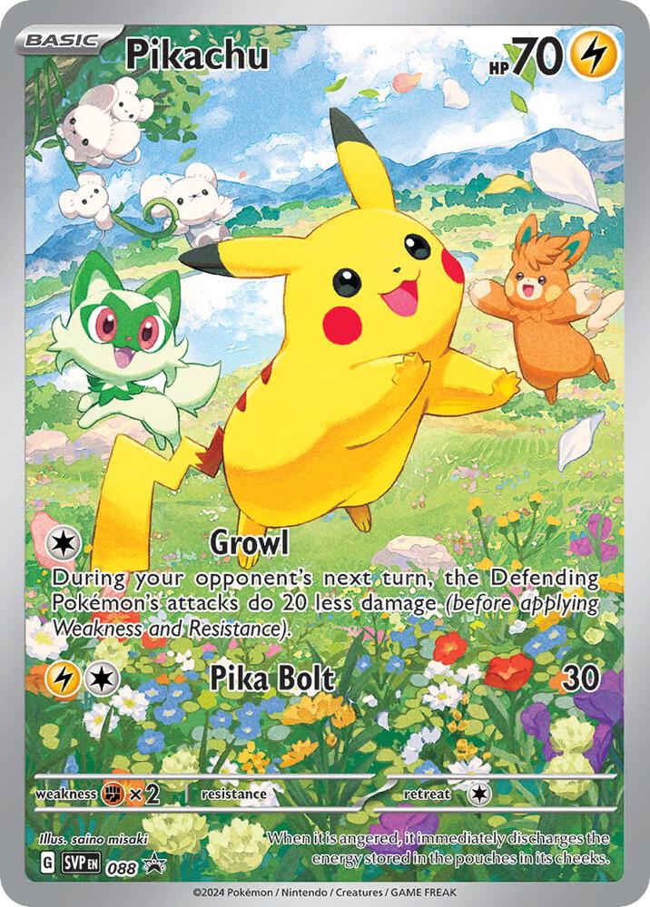 Pikachu 088 - Pokemon TCG Scarlet & Violet Promos card