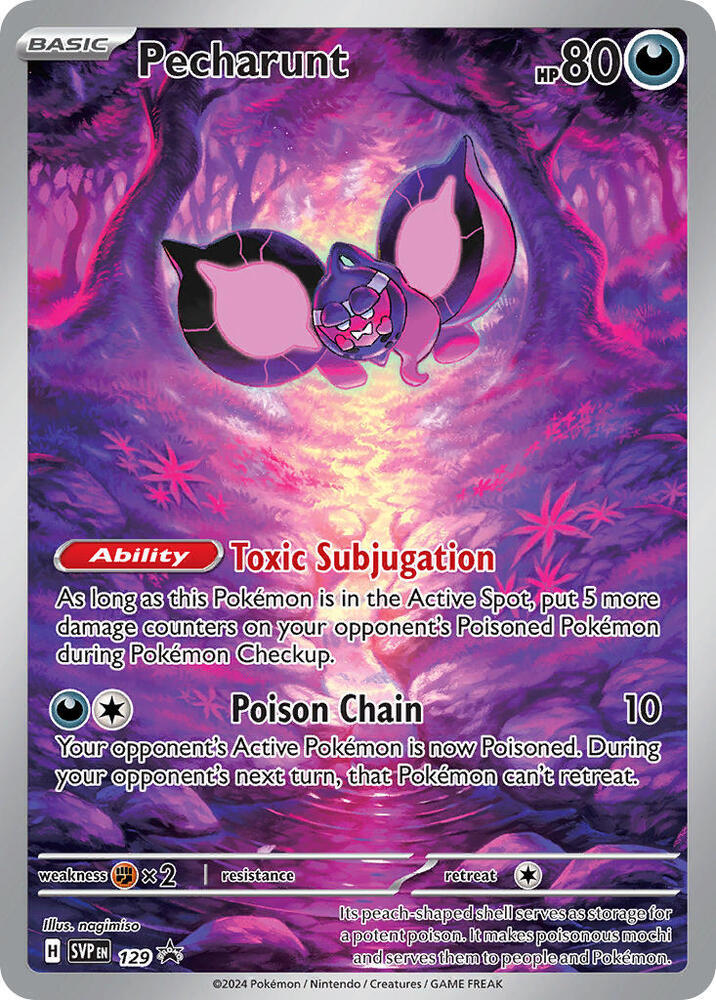 Pecharunt 129 - Pokemon TCG Scarlet & Violet Promos card