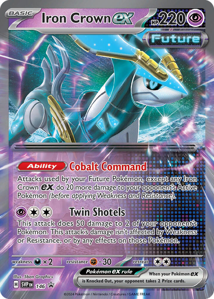 Iron Crown ex 146 - Pokemon TCG Scarlet & Violet Promos card