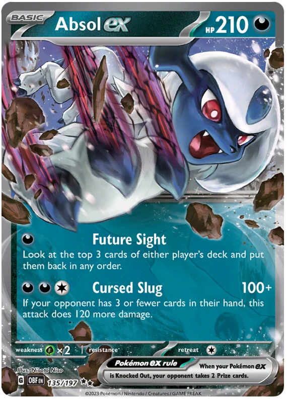Absol ex Obsidian Flames Single Pokemon Card
