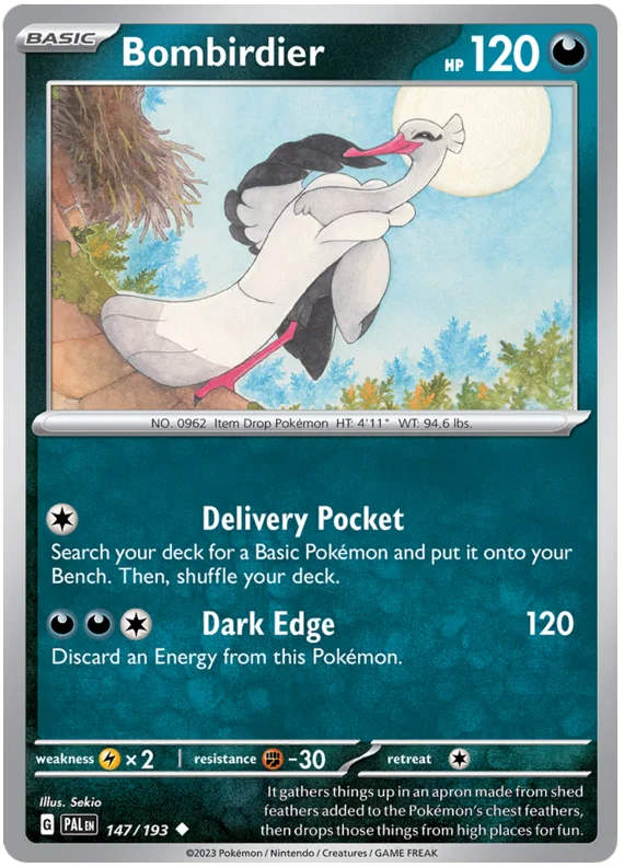 Bombirdier Paldea Evolved Single Pokemon Card