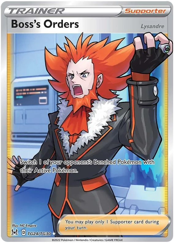 Boss's Orders Lost Origin Trainer Gallery Pokemon Single Card TG24/TG30