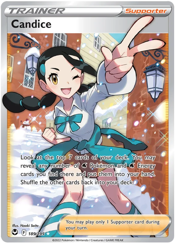 Candice Silver Tempest Pokemon Single 189/195