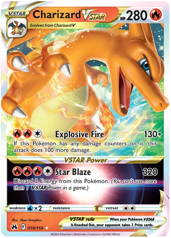 Charizard VSTAR Crown Zenith Pokemon Card Single
