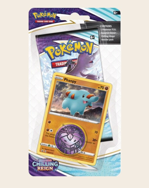 Pokemon Sword & Shield Chilling Reign Checklane Blister Phanpy