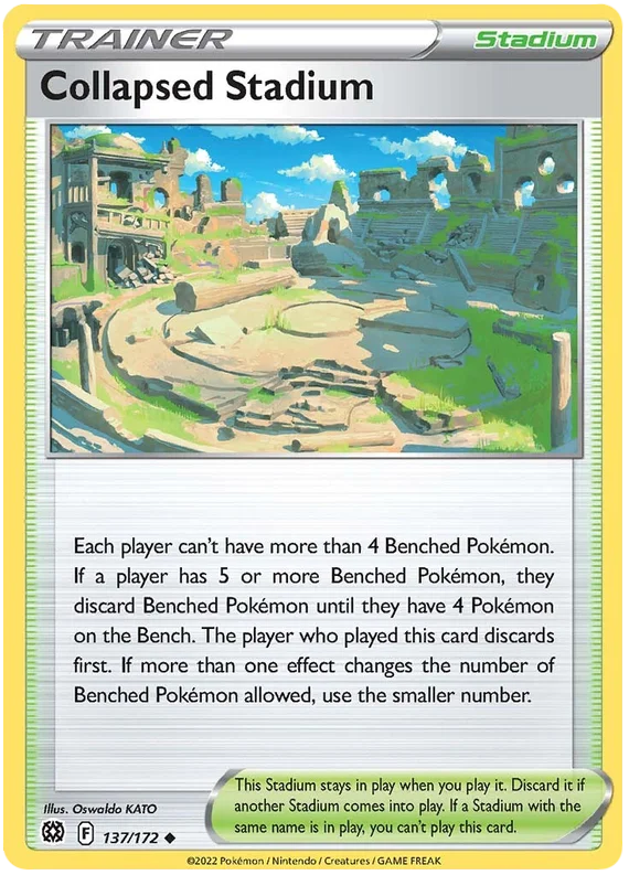 Collapsed Stadium Brilliant Stars Pokemon Card Singles 137/172