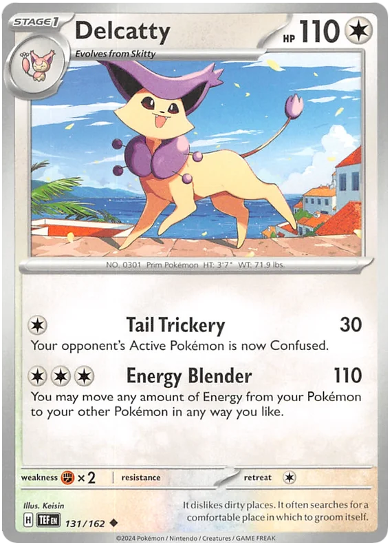 Delcatty Temporal Forces Pokemon Single 131/162