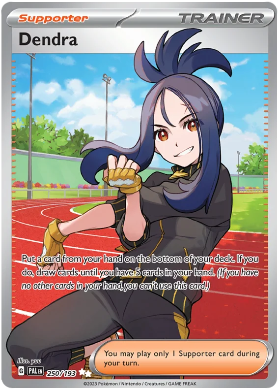 Dendra Full Art Paldea Evolved Single Pokemon Card