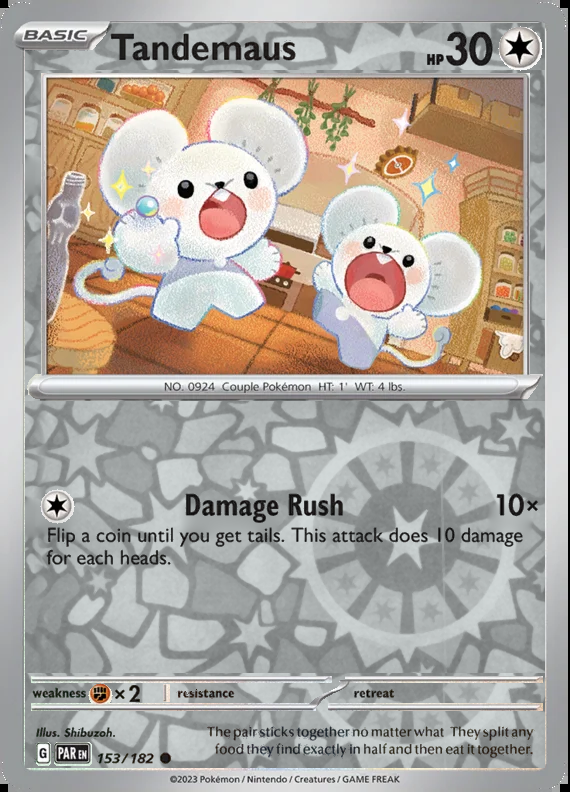 Tandemaus 153/182, Paradox Rift, Reverse Holo, representative matte composite