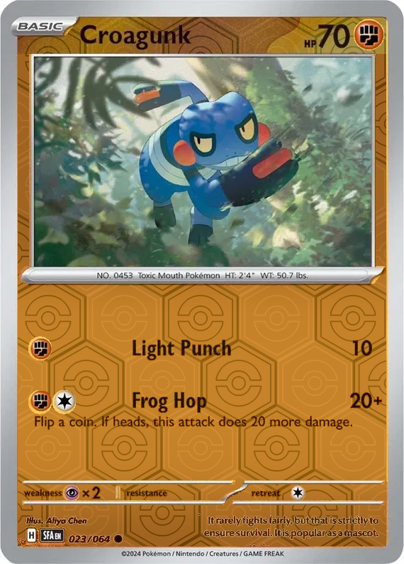 Croagunk SFA EN 023/064 Reverse Holo