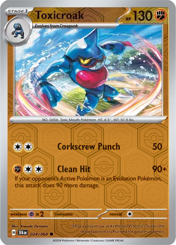 Toxicroak SFA EN 024/064 Reverse Holo