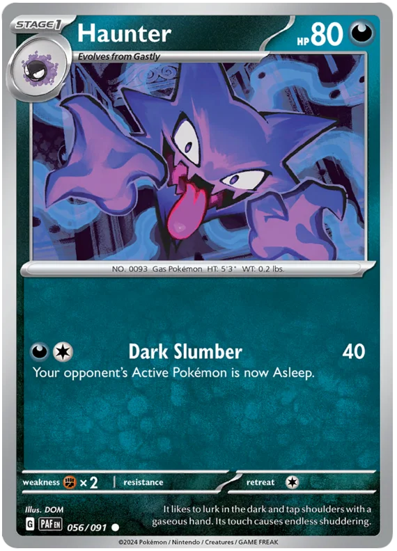 Haunter Paldean Fates Pokemon Card Single 056/091