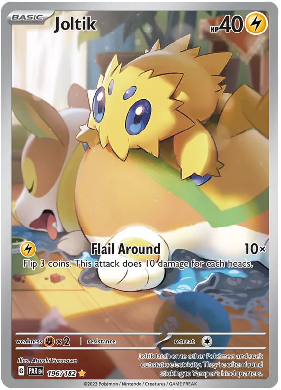 Joltik Illustration Rare Paradox Rift Single Pokemon Card 196/182