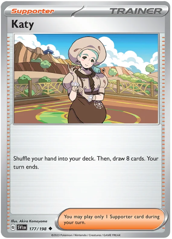 Katy Scarlet & Violet Base Set Pokemon Card Single