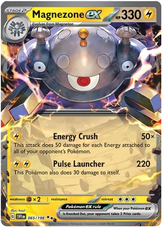 Magnezone ex Scarlet & Violet Base Set Pokemon Card Single