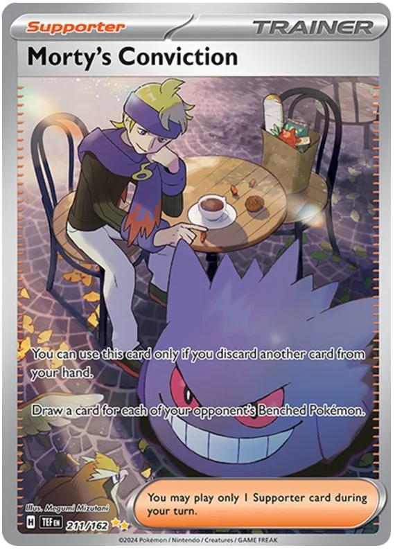 Morty's Conviction Temporal Forces Pokemon Single 211/162