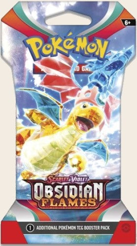 Pokemon Obsidian Flames Sleeved Booster Pack Dragonite