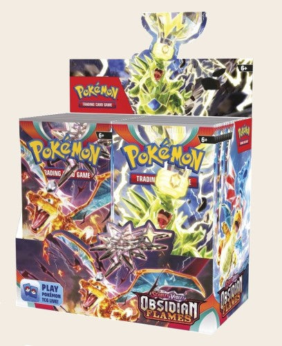 Obsidian Flames Booster Box – sealed Pokémon TCG SV3 display with 36 packs