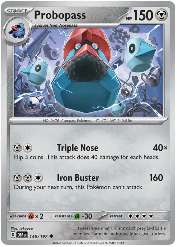 Probopass Obsidian Flames Single Pokemon Card