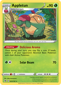 Appletun - Rebel Clash 023/192 Pokémon card