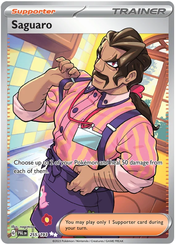Saguaro Full Art Paldea Evolved Single Pokemon Card