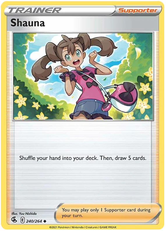 Shauna Fusion Strike Pokemon Card Singles 240/264