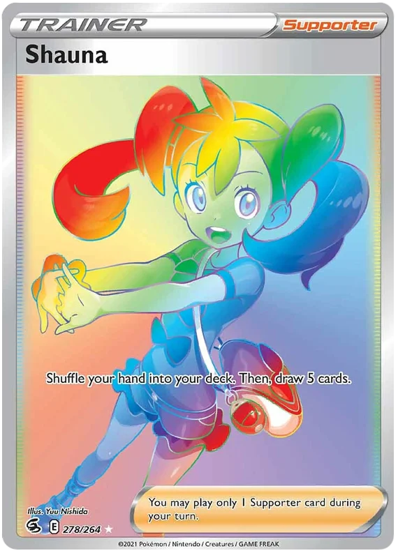 Shauna Fusion Strike Pokemon Card Singles 278/264