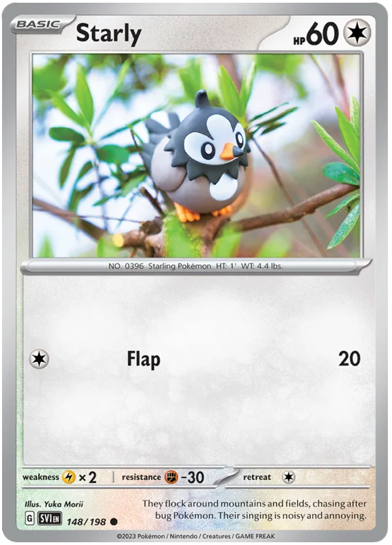Starly Scarlet & Violet Base Set Pokemon Card Single