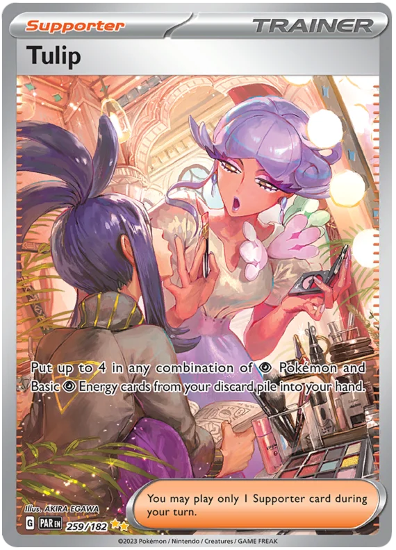 Tulip Special Illustration Rare Paradox Rift Single Pokemon Card 259/182