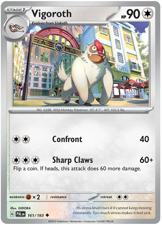 Vigoroth Paldea Evolved Single Pokemon Card