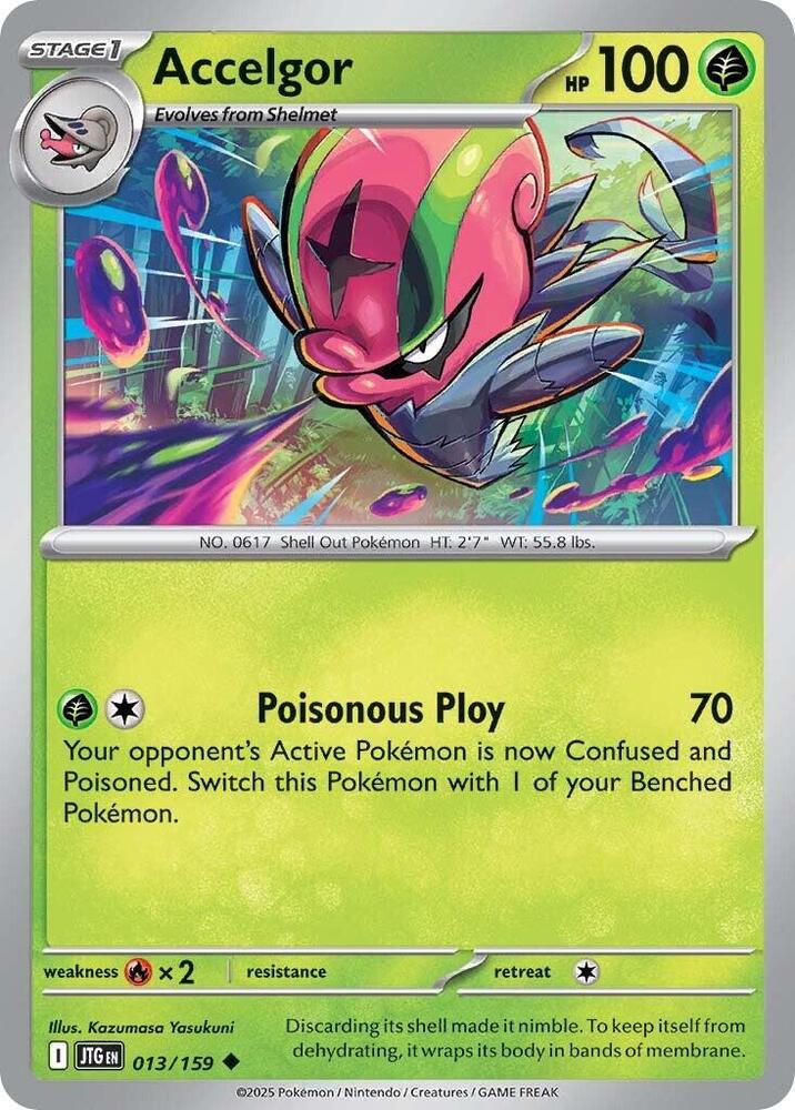 Accelgor 013/159 - Pokemon TCG Journey Together card