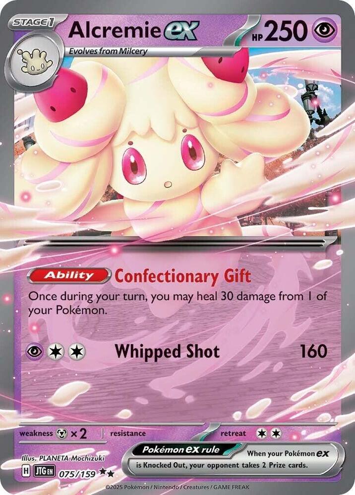 Alcremie ex 075/159 - Pokemon TCG Journey Together card