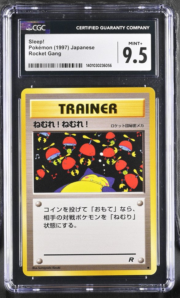 CGC 9.5 Pokemon Sleep! (1997) Rocket Gang 134 (Front)