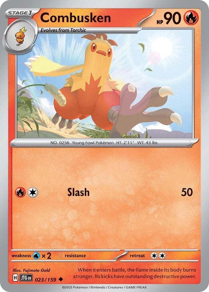 Combusken 023/159 - Pokemon TCG Journey Together card