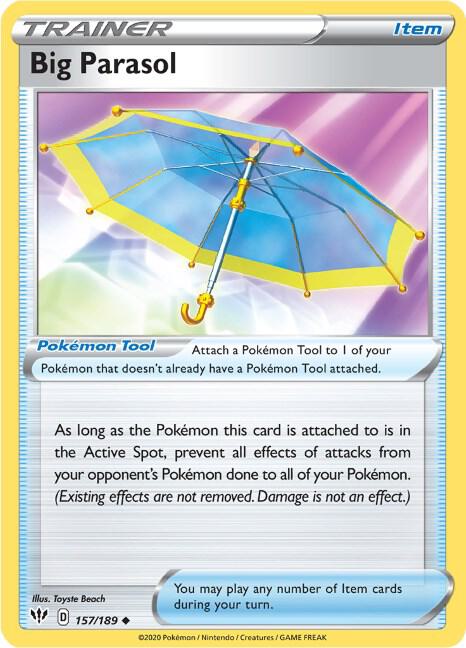 Big Parasol - Darkness Ablaze 157/189 Pokémon card