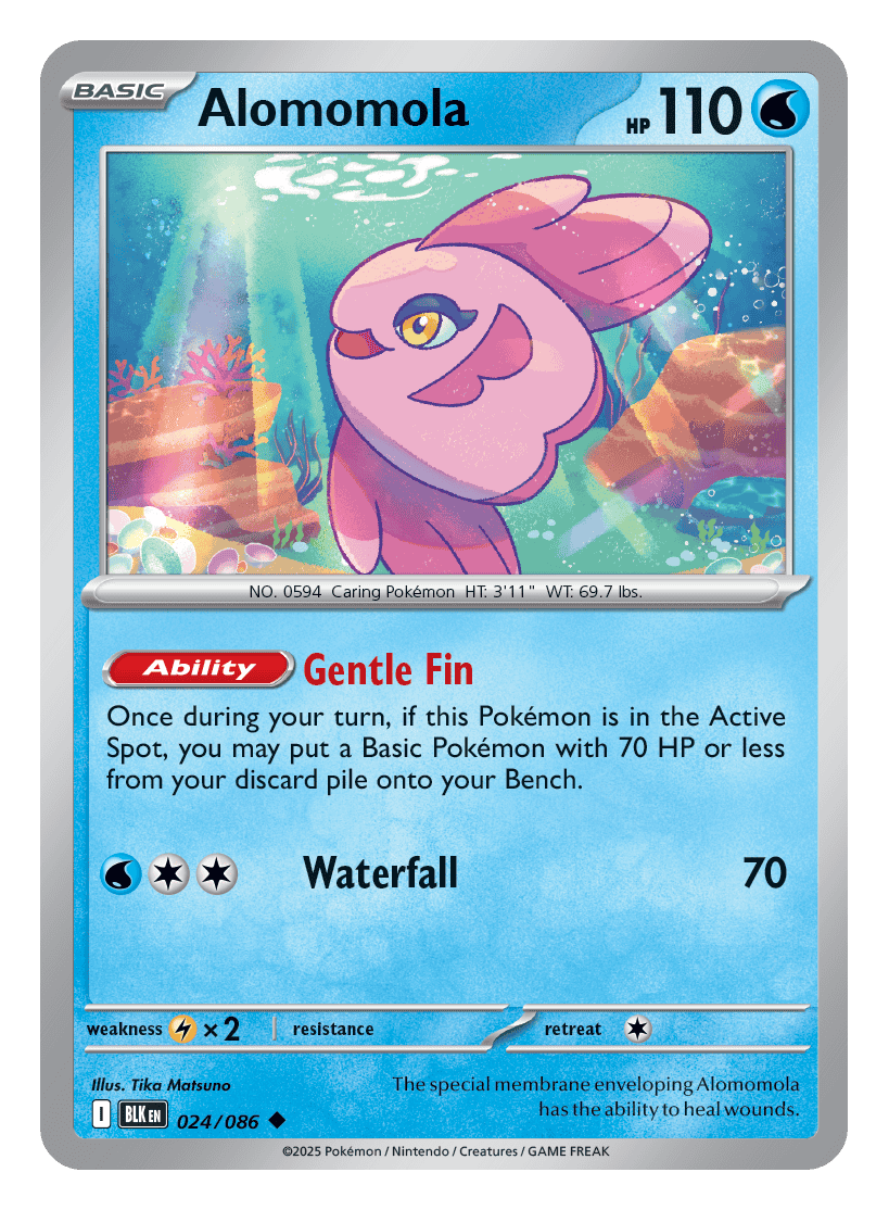 Alomomola 024/086 - Pokémon TCG Black Bolt card