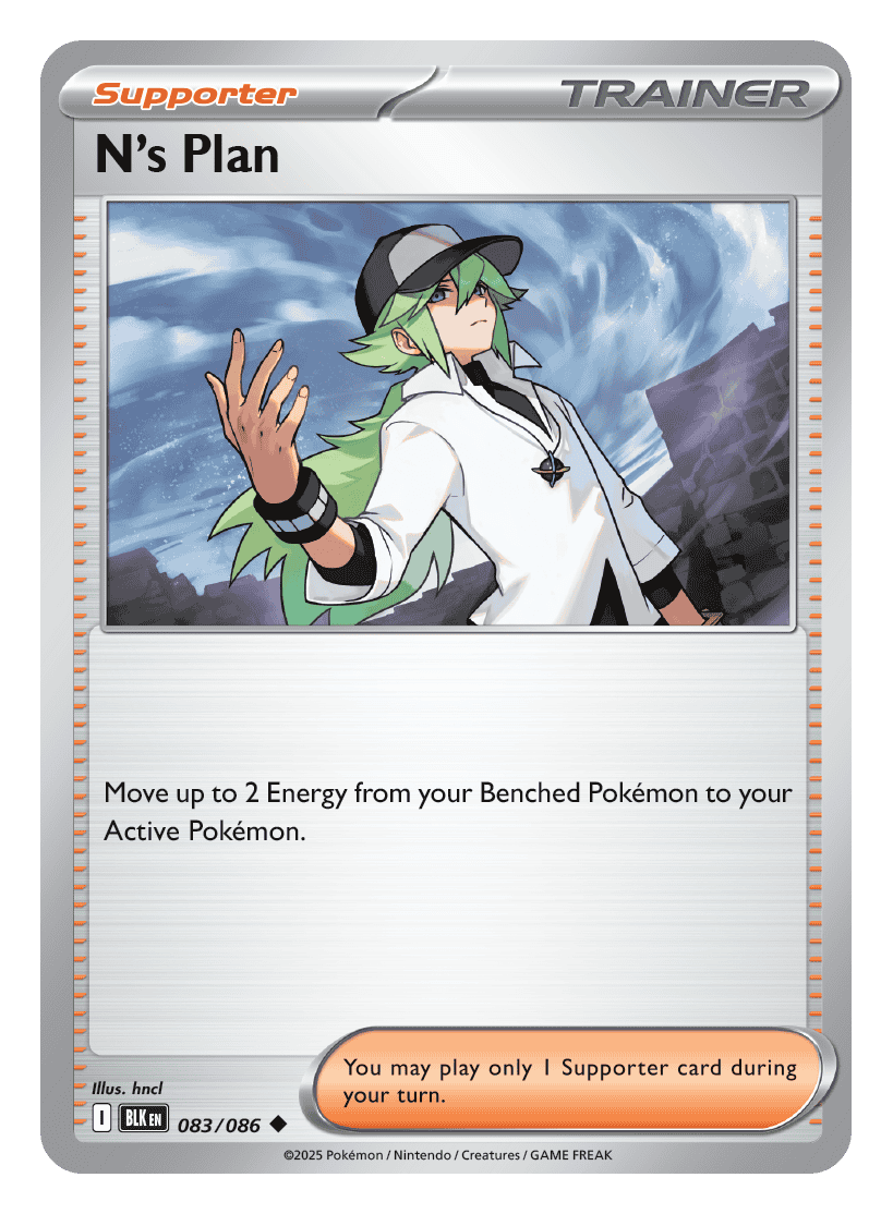 N's Plan 083/086 - Pokémon TCG Black Bolt card