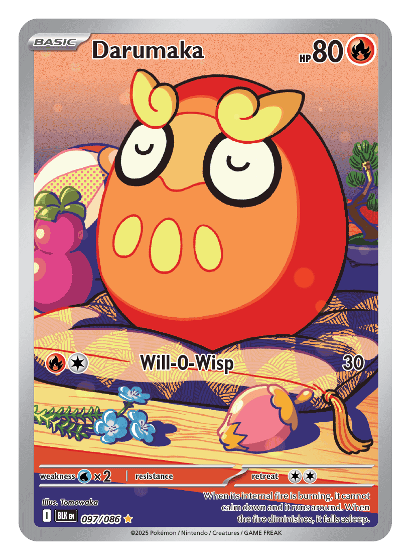 Darumaka 097/086 - Pokémon TCG Black Bolt card
