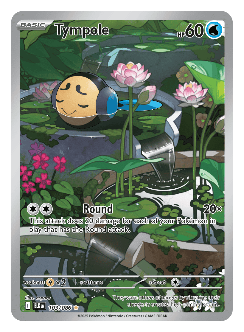 Tympole 103/086 - Pokémon TCG Black Bolt card