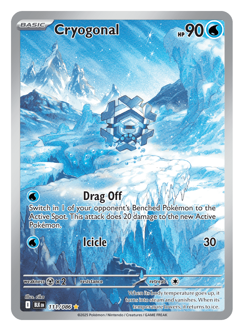 Cryogonal 111/086 - Pokémon TCG Black Bolt card
