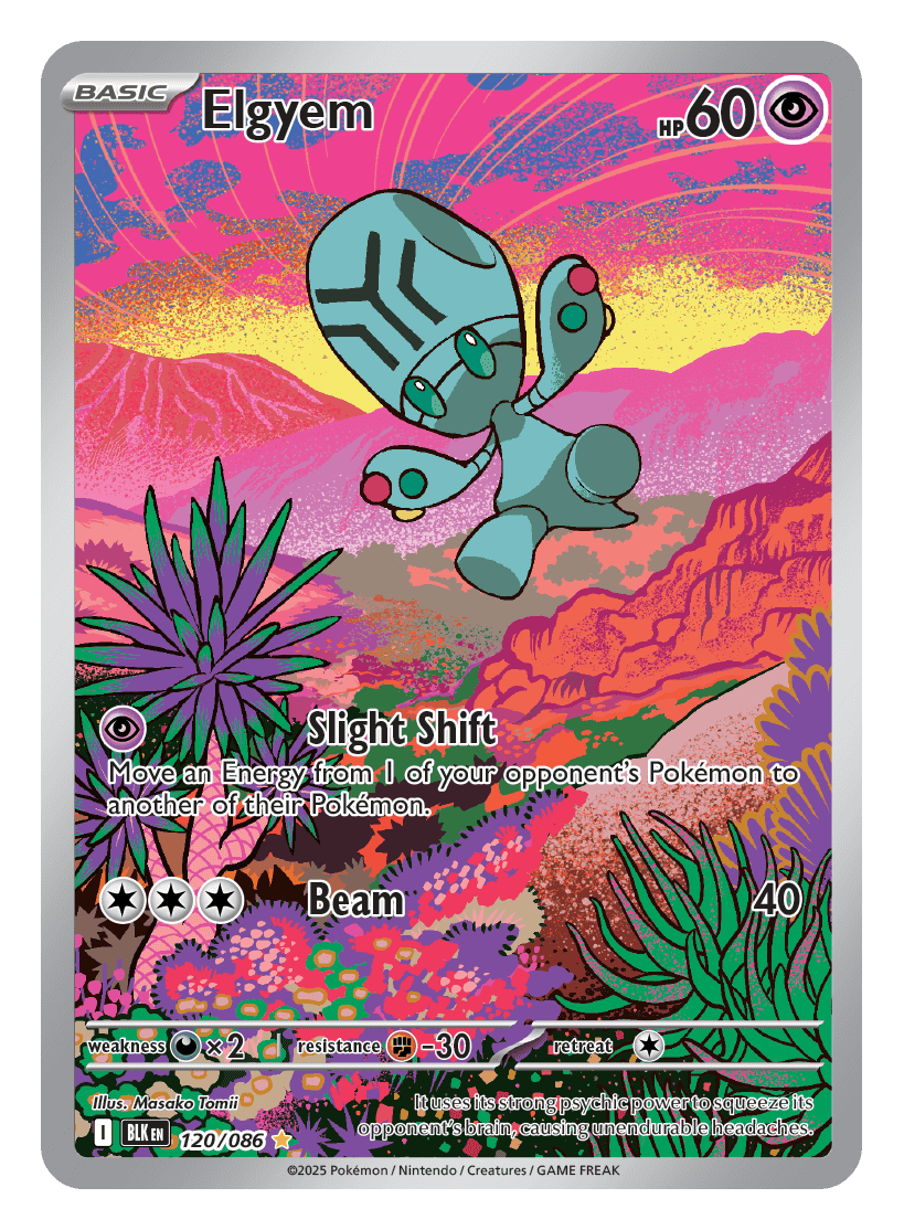Elgyem 120/086 - Pokémon TCG Black Bolt card