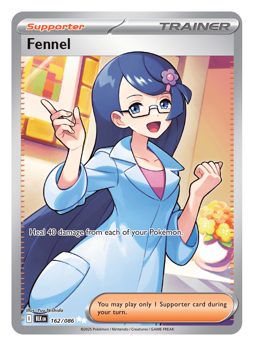 Fennel 162/086 - Pokémon TCG Black Bolt card